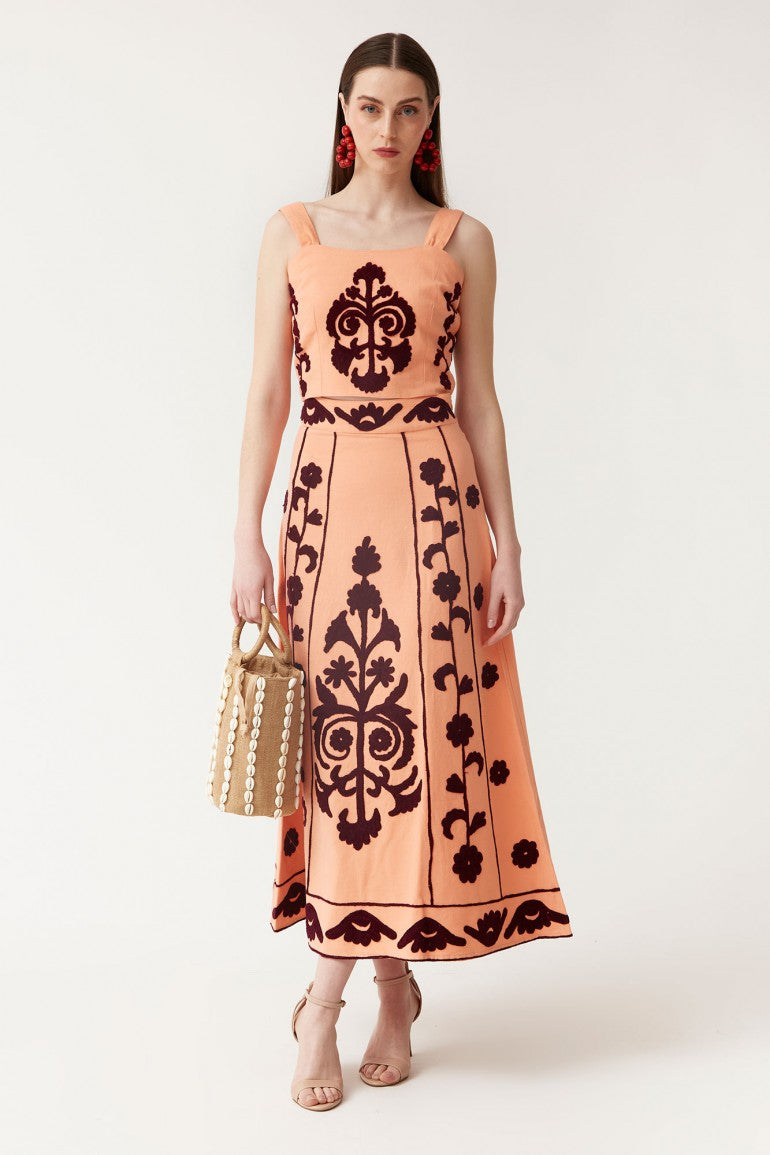 ALMA - CONJUNTO TOP Y FALDA