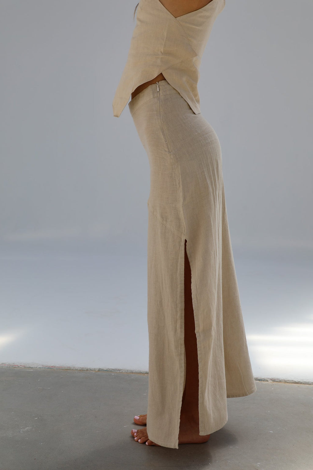 EULALIA - CONJUNTO TOP Y FALDA
