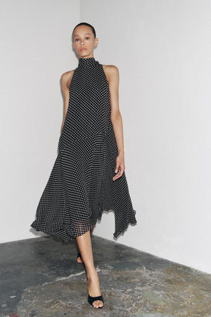 LUCIA - VESTIDO MIDI HOMBROS DESCUBIERTOS