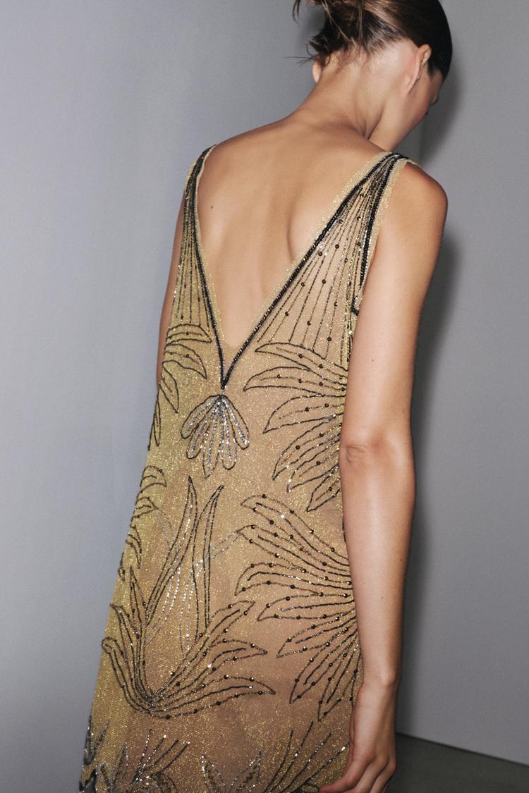 BLANCA - VESTIDO MINI CON ESCOTE EN V