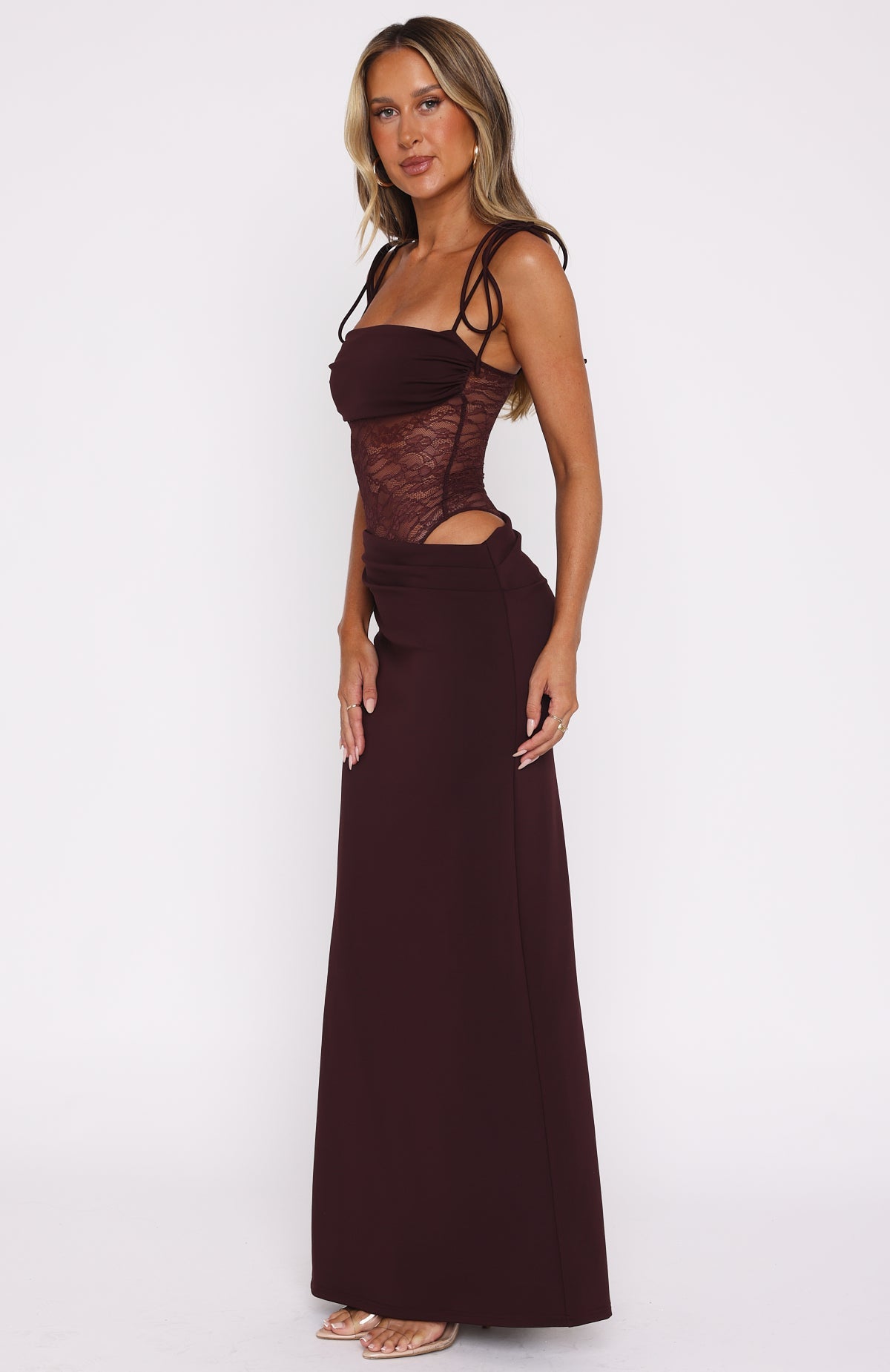 VANESSA - VESTIDO ENCAJE TIRANTES AJUSTABLES
