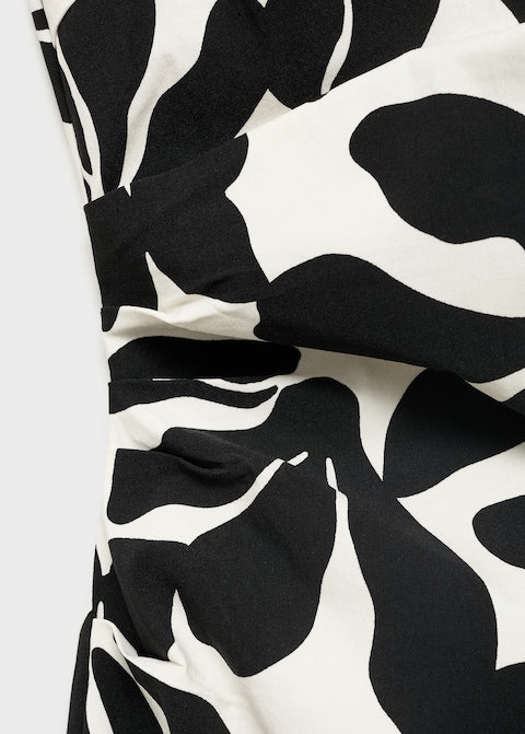 INMA - VESTIDO ASIMÉTRICO ESTAMPADO MINI