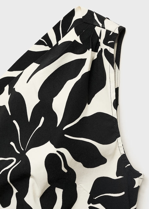 INMA - VESTIDO ASIMÉTRICO ESTAMPADO MINI