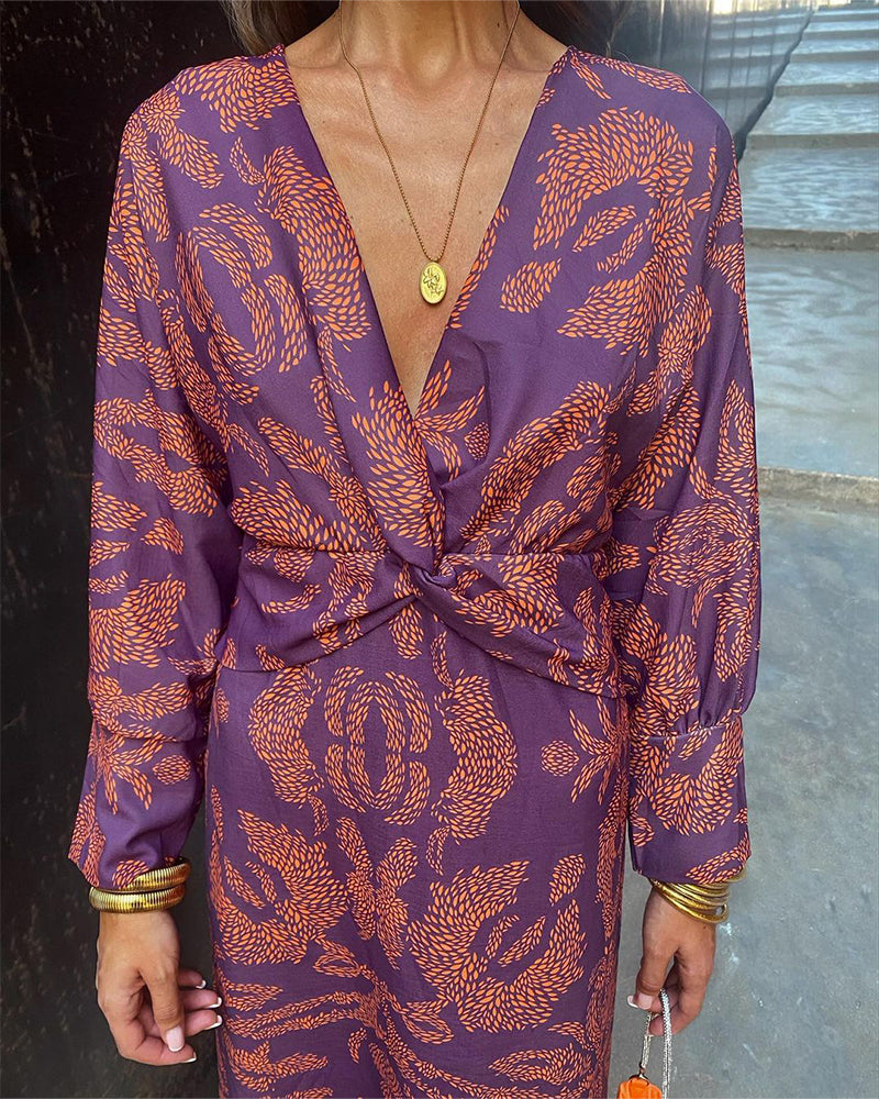 ADELA - VESTIDO CON ESTAMPADO