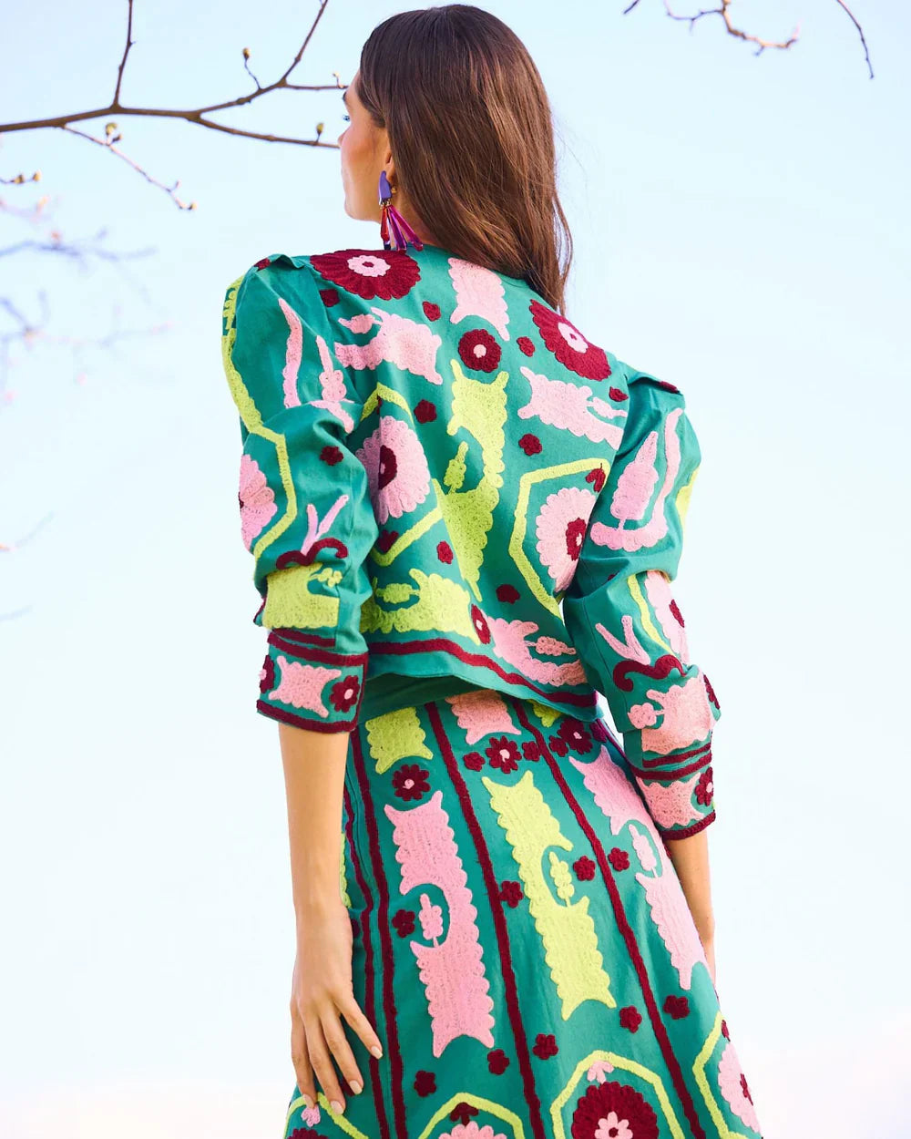 AFRICA - CONJUNTO FALDA Y CHAQUETA