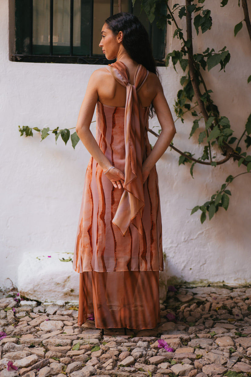 TAMARA - VESTIDO LARGO TIE DYE ESTAMPADO