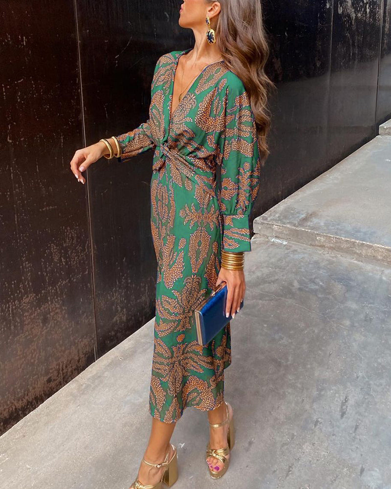 ADELA - VESTIDO CON ESTAMPADO