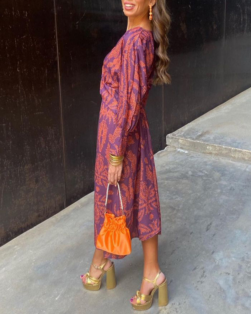 ADELA - VESTIDO CON ESTAMPADO