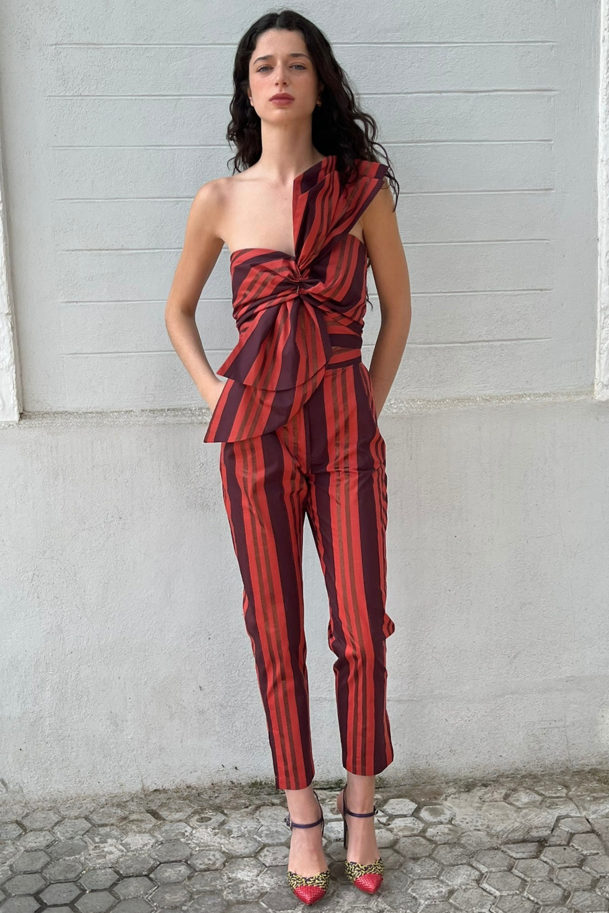 ELISABETH - CONJUNTO TOP Y PANTALÓN