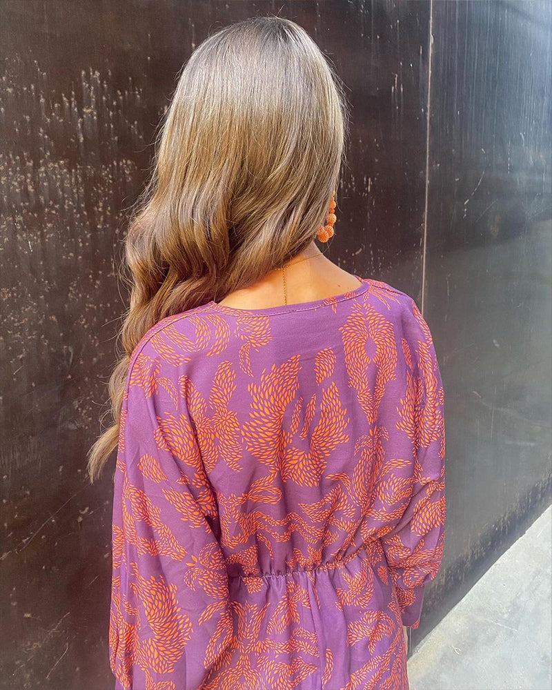 ADELA - VESTIDO CON ESTAMPADO