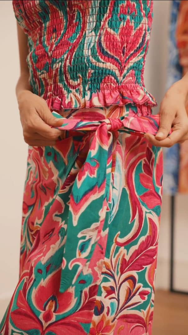 SORAYA - CONJUNTO TOP Y FALDA