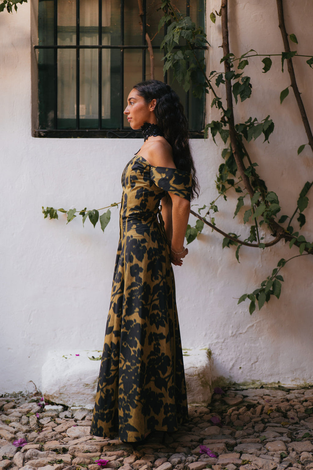 SYLVIA-  VESTIDO ESTAMPADO MULTIPOSICIÓN