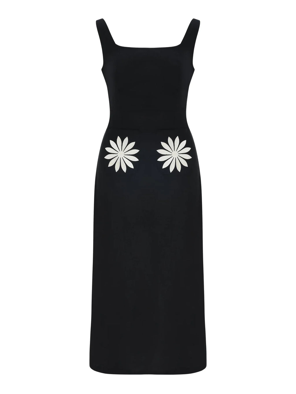 CARLOTA - VESTIDO DE LINO BORDADO