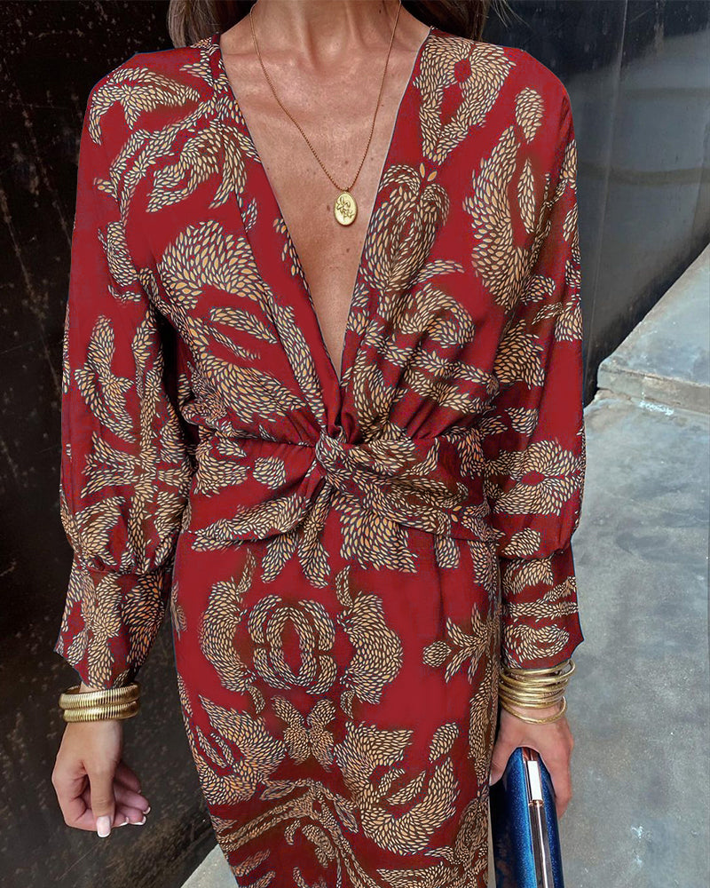 ADELA - VESTIDO CON ESTAMPADO