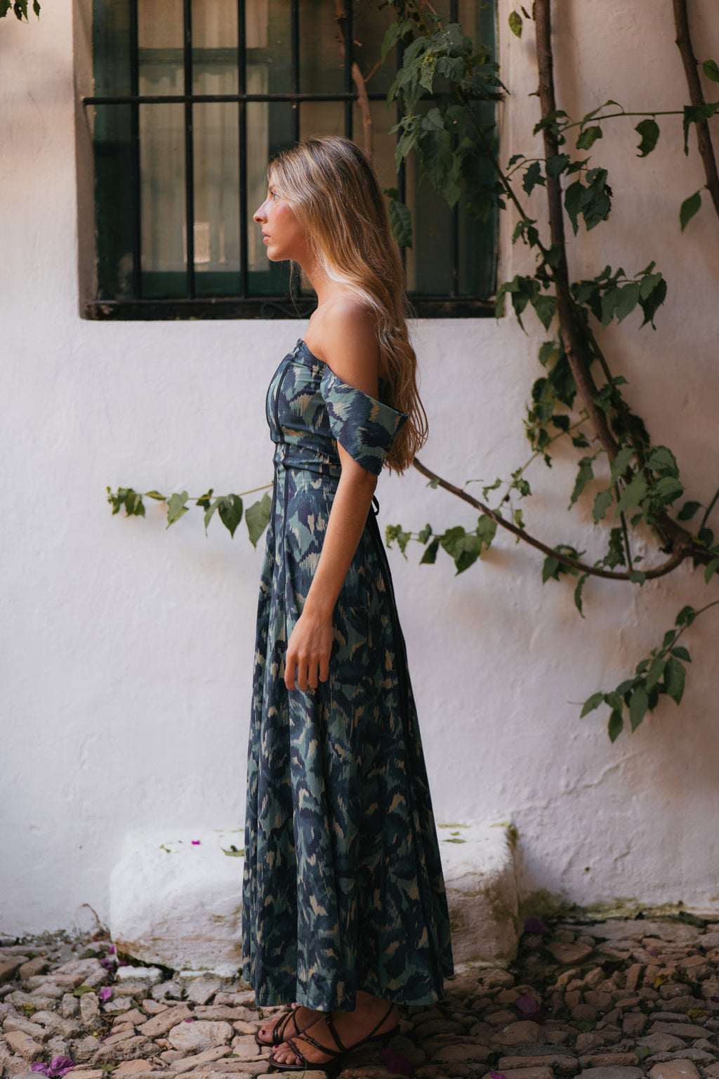 SYLVIA-  VESTIDO ESTAMPADO MULTIPOSICIÓN