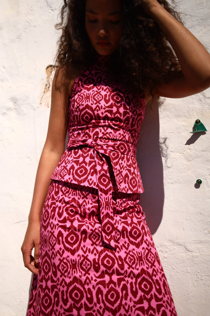 ALEXANDRA - VESTIDO LARGO ESTAMPADO