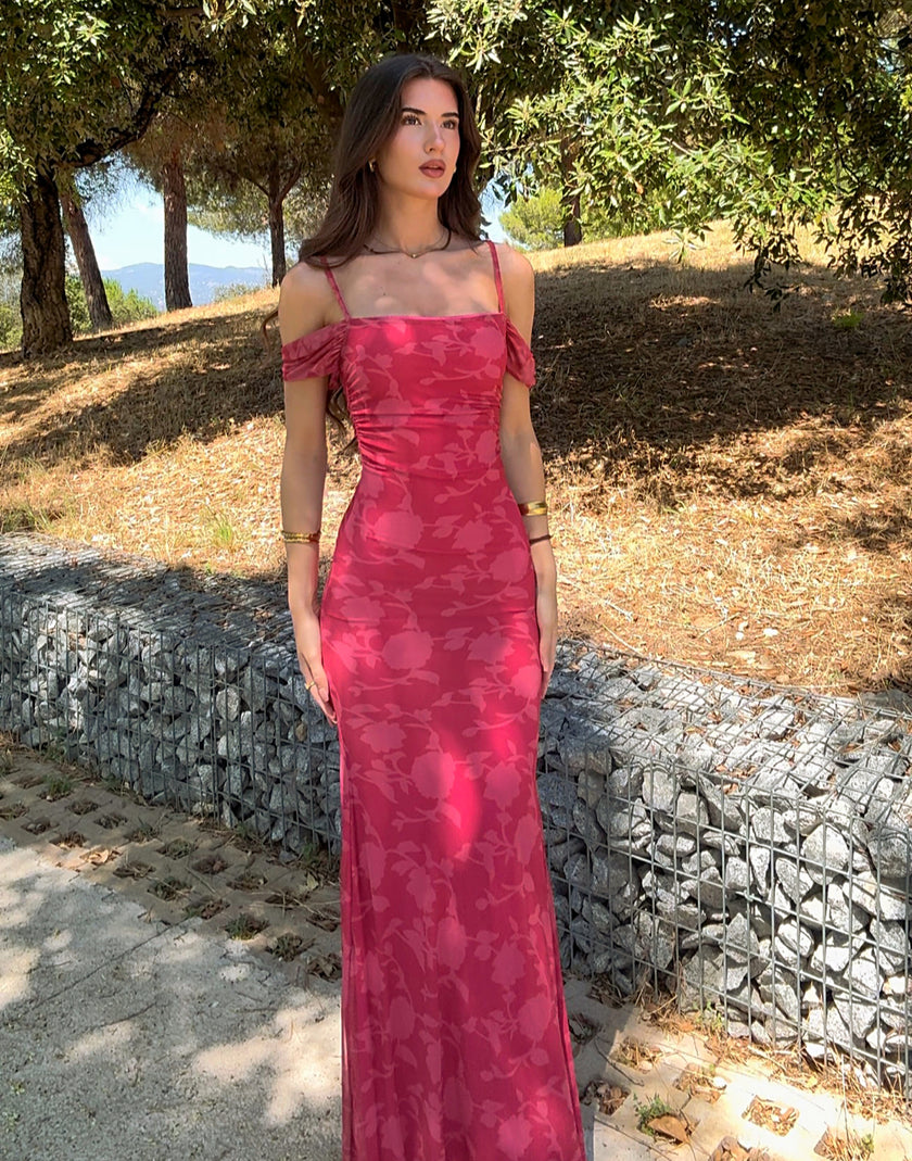 ZOE - VESTIDO AJUSTADO ESTAMPADO FLORAL
