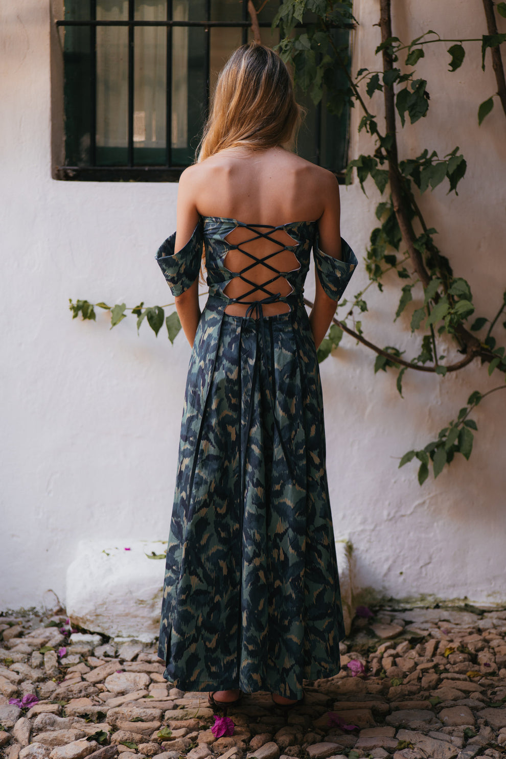 BALBINA - VESTIDO LARGO ESTAMPADO TIE DYE