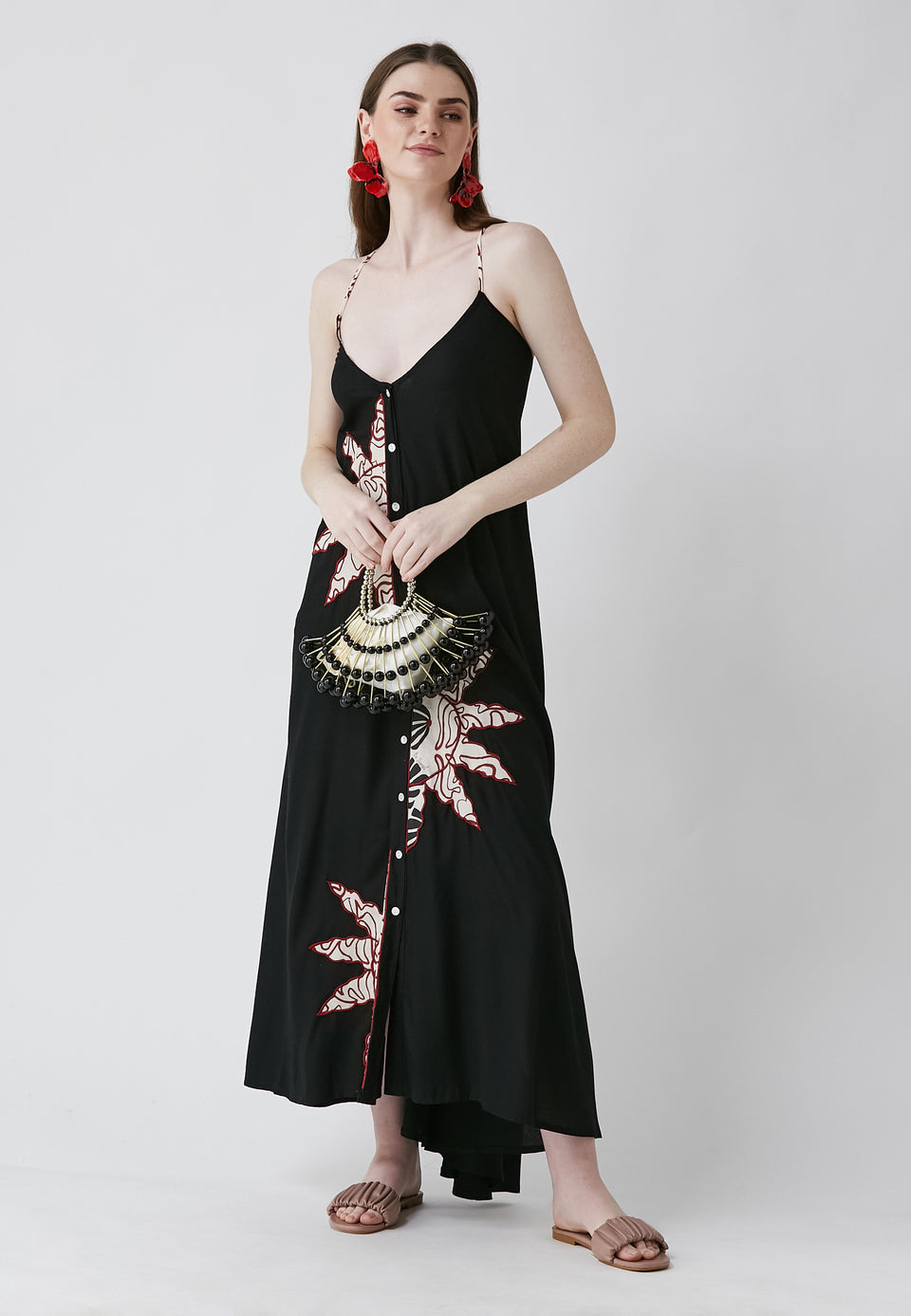 LORENA - VESTIDO LARGO TIRANTES ESTAMPADO