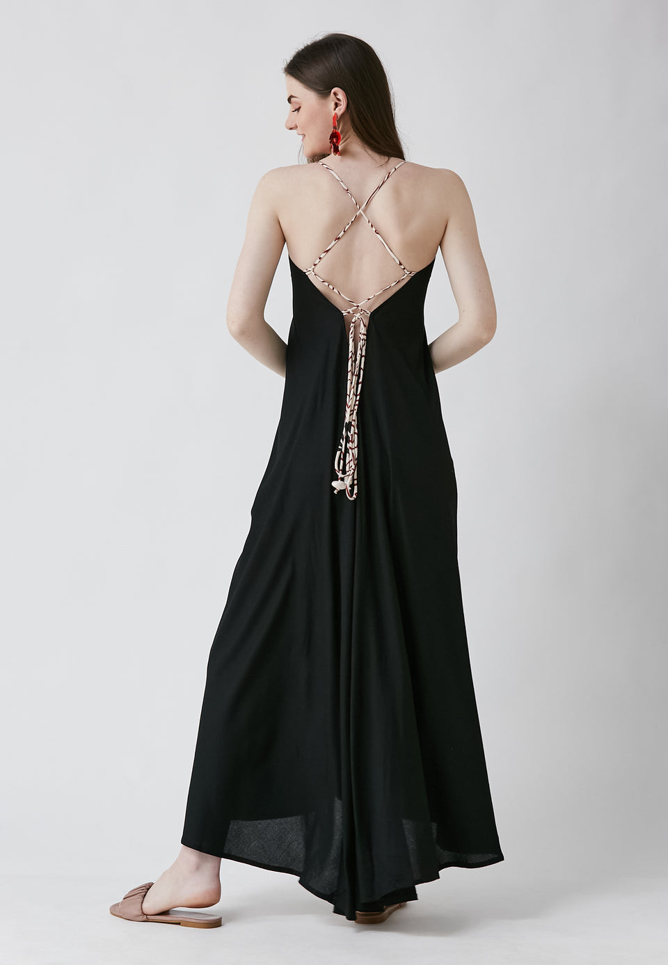 LORENA - VESTIDO LARGO TIRANTES ESTAMPADO