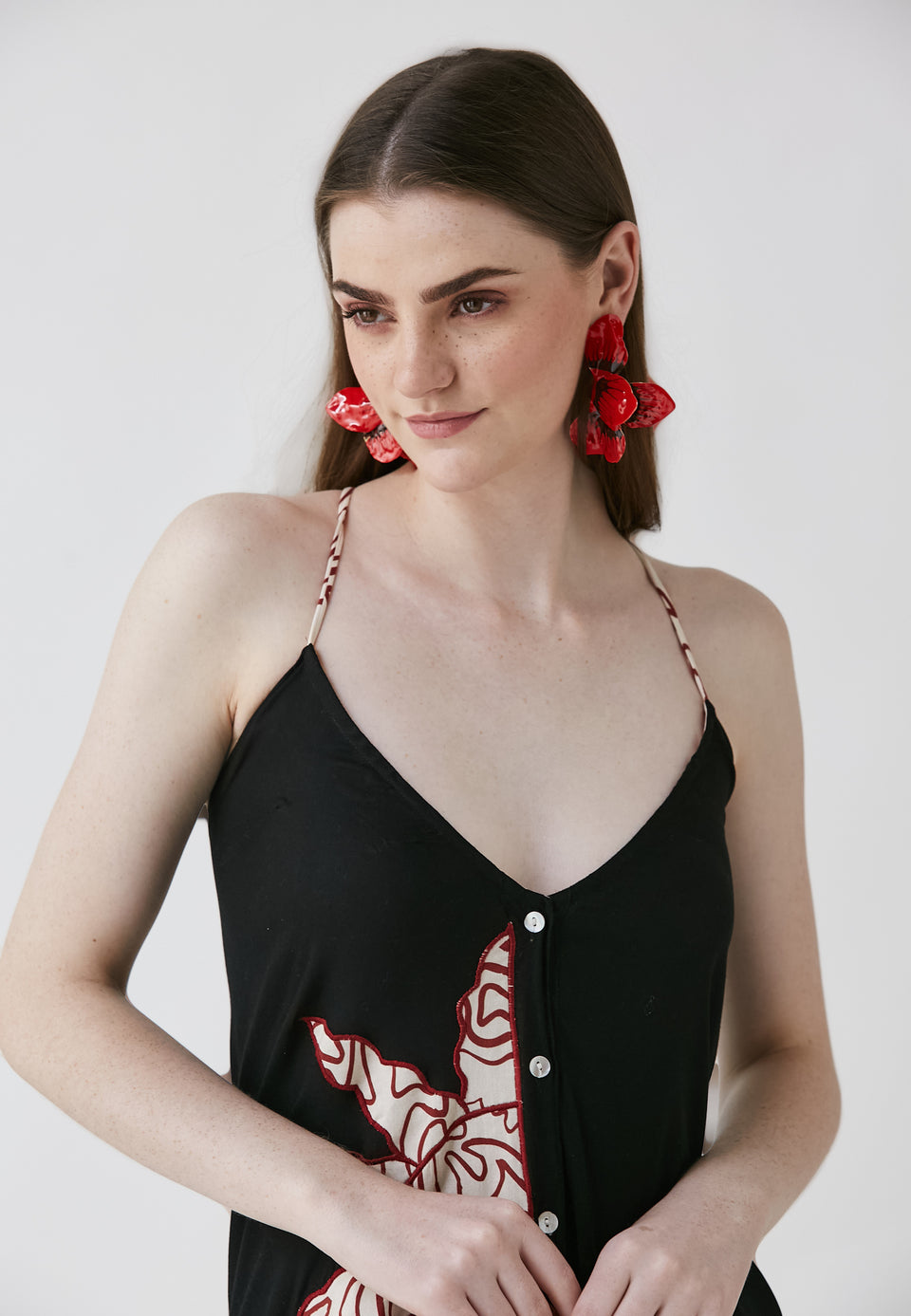 LORENA - VESTIDO LARGO TIRANTES ESTAMPADO