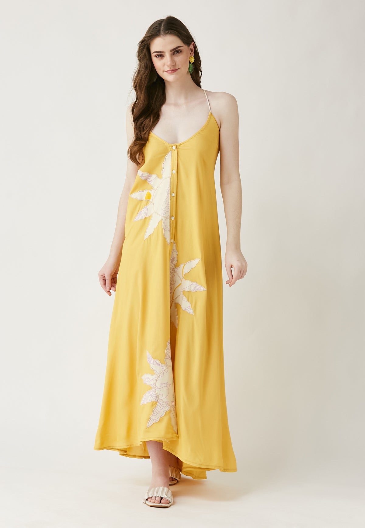 LORENA - VESTIDO LARGO TIRANTES ESTAMPADO