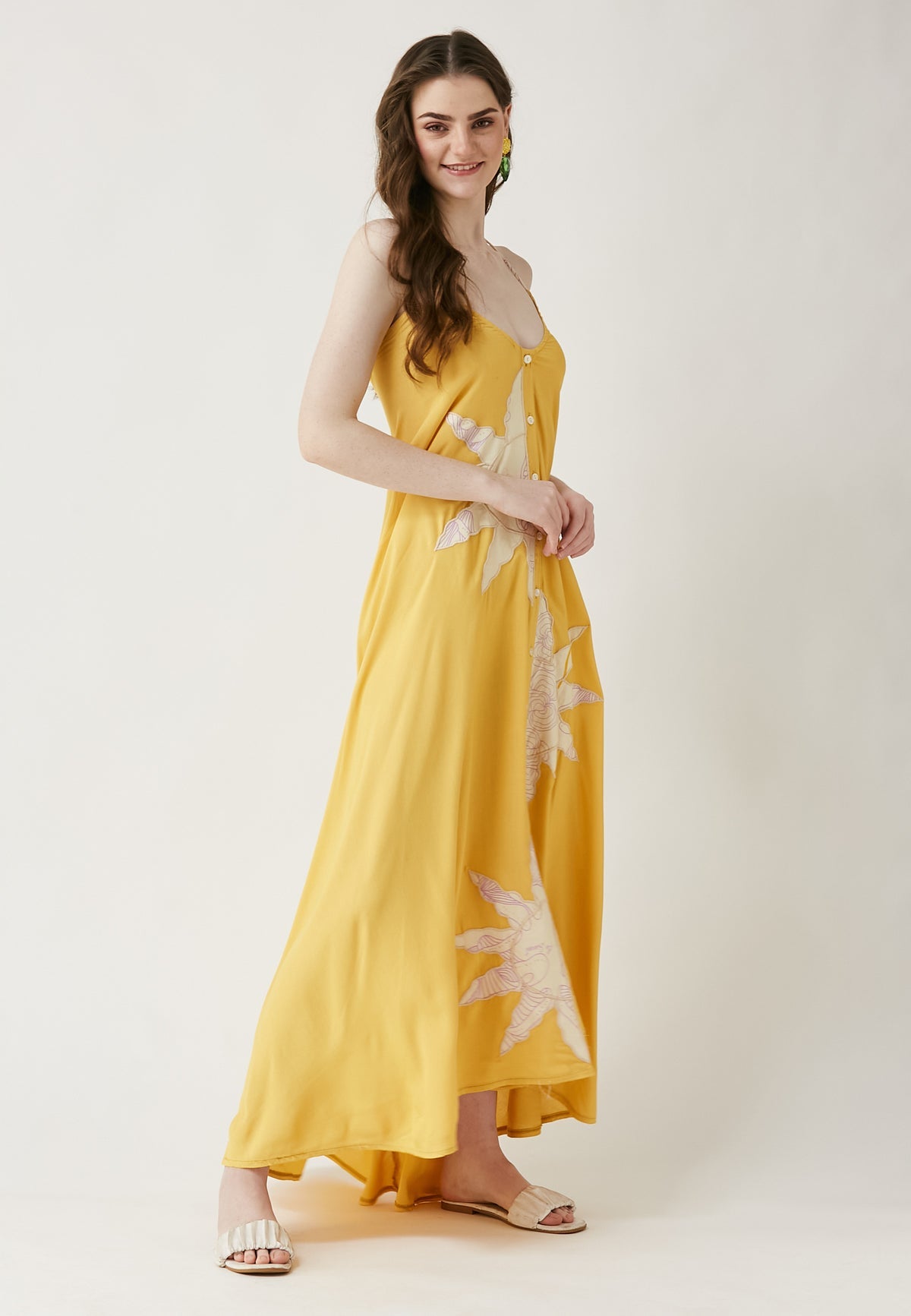 LORENA - VESTIDO LARGO TIRANTES ESTAMPADO