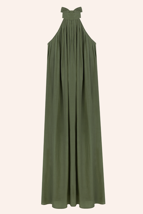 HÉLIA - VESTIDO LARGO ESCOTE HALTER