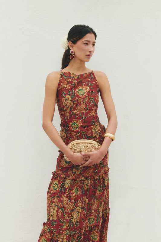 BEATRIZ - CONJUNTO DE TOP Y FALDA