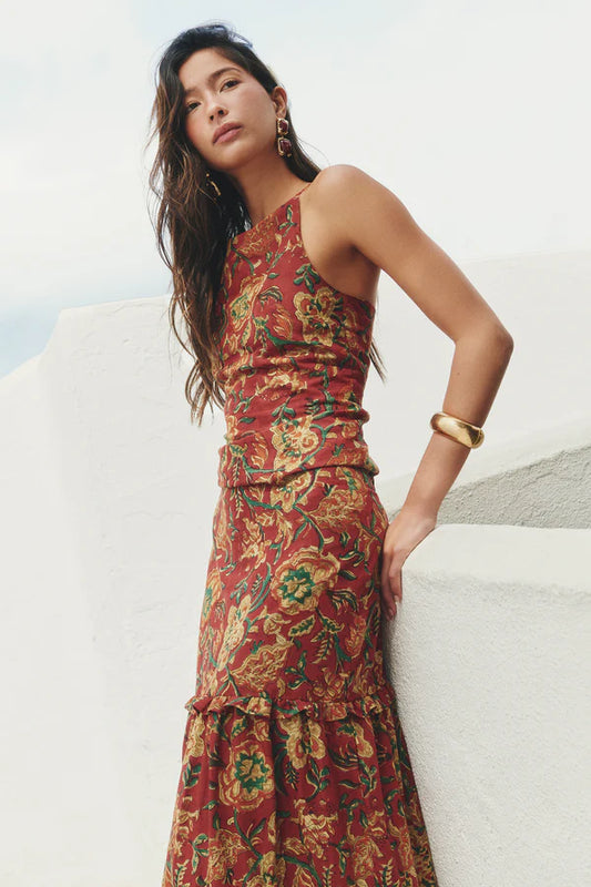 BEATRIZ - CONJUNTO DE TOP Y FALDA