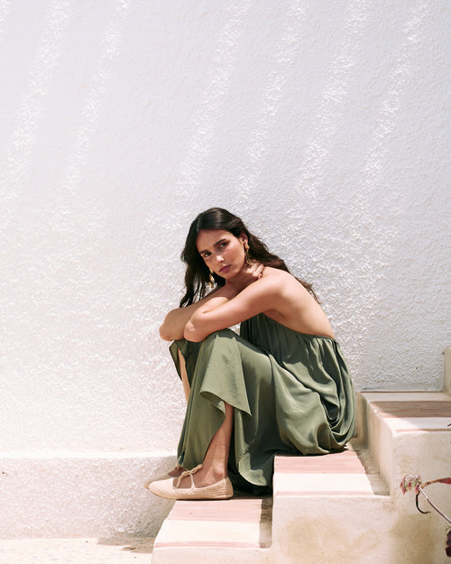 HÉLIA - VESTIDO LARGO ESCOTE HALTER
