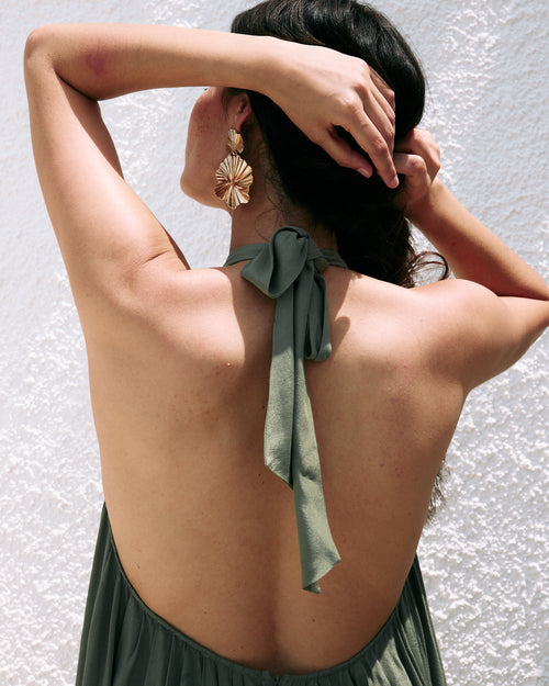 HÉLIA - VESTIDO LARGO ESCOTE HALTER