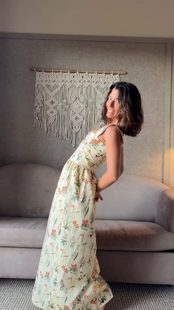 DOLORES - VESTIDO ESTAMPADO SIN MANGAS