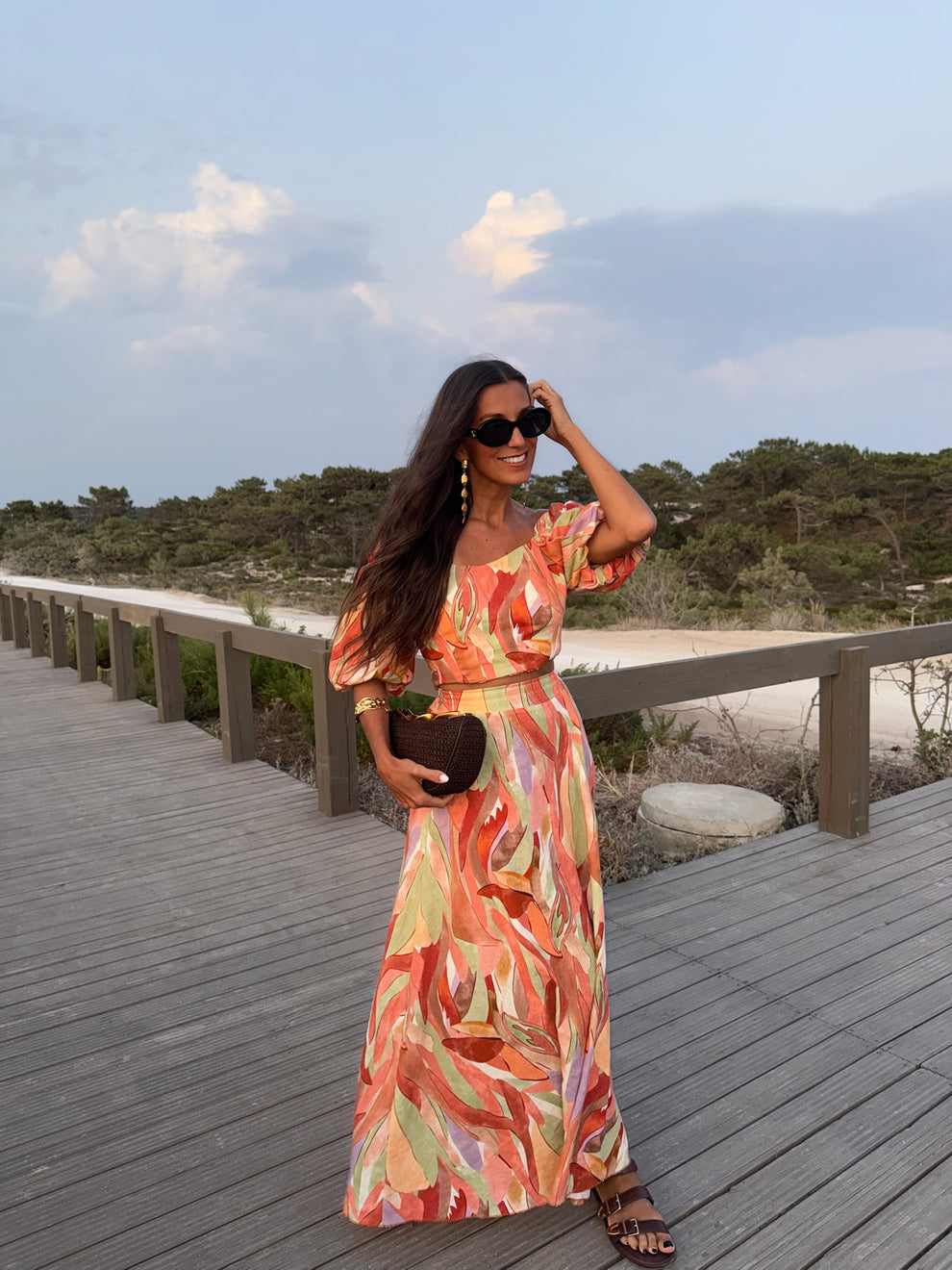 CATALINA - CONJUNTO TOP Y FALDA FLUIDA