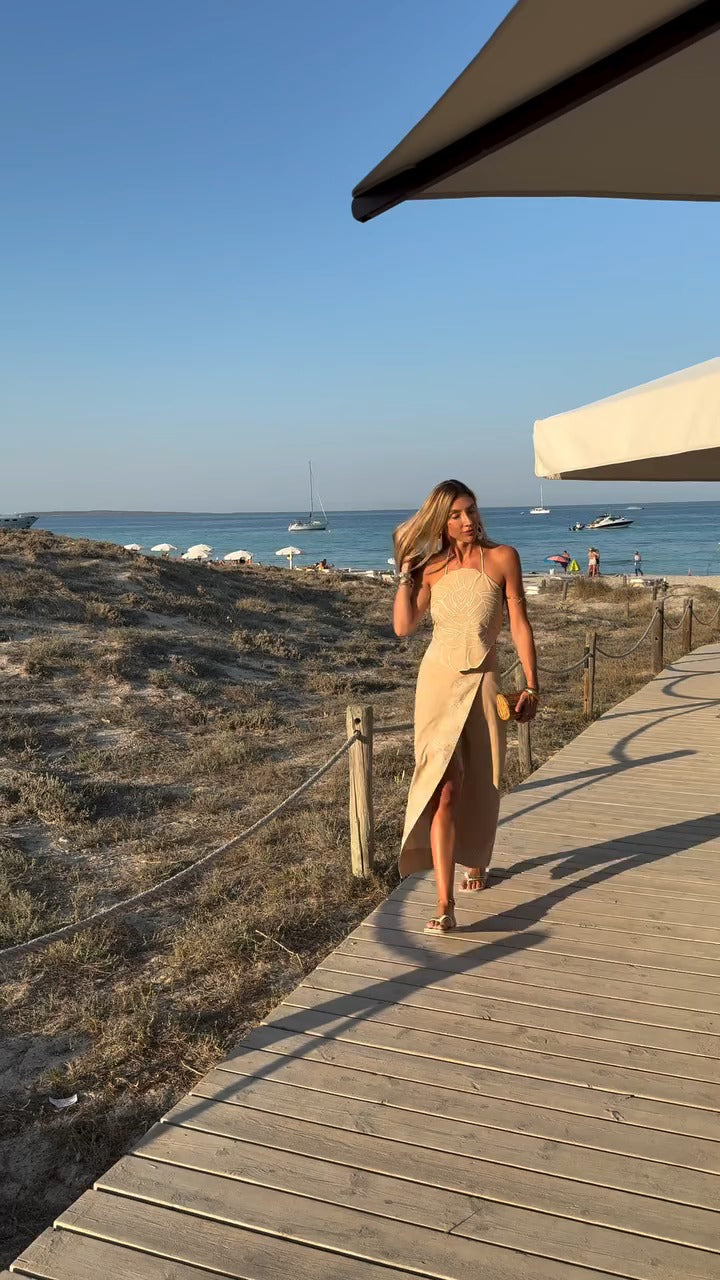 HORTENSIA - CONJUNTO TOP Y FALDA