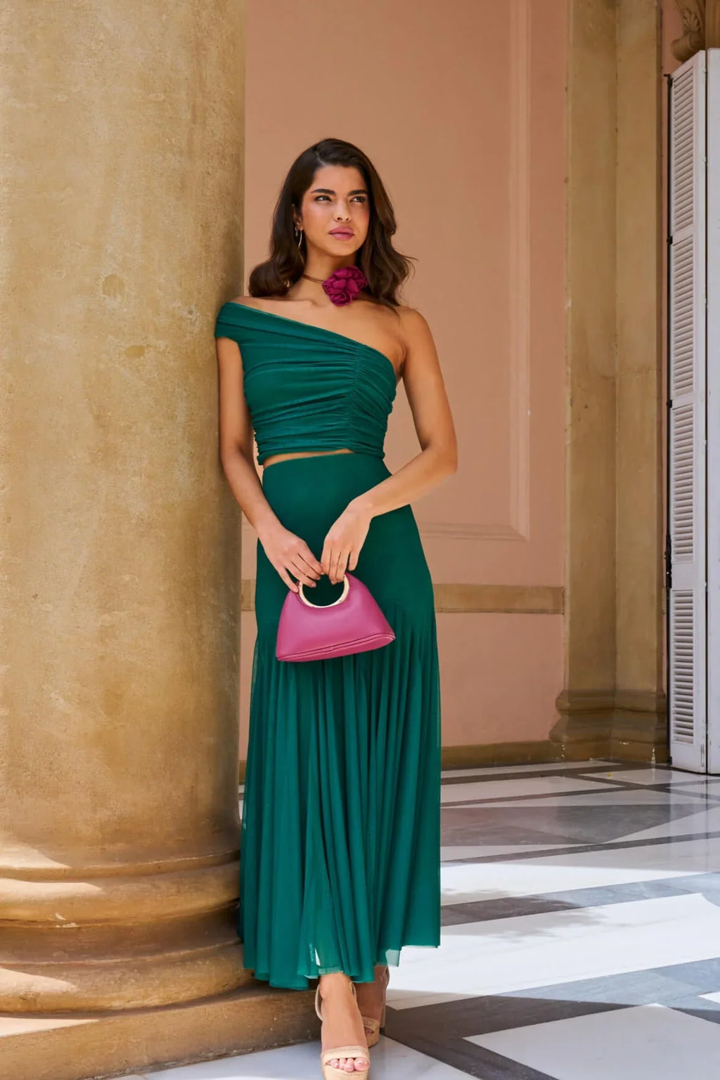 CONCHI - CONJUNTO DE TOP Y FALDA
