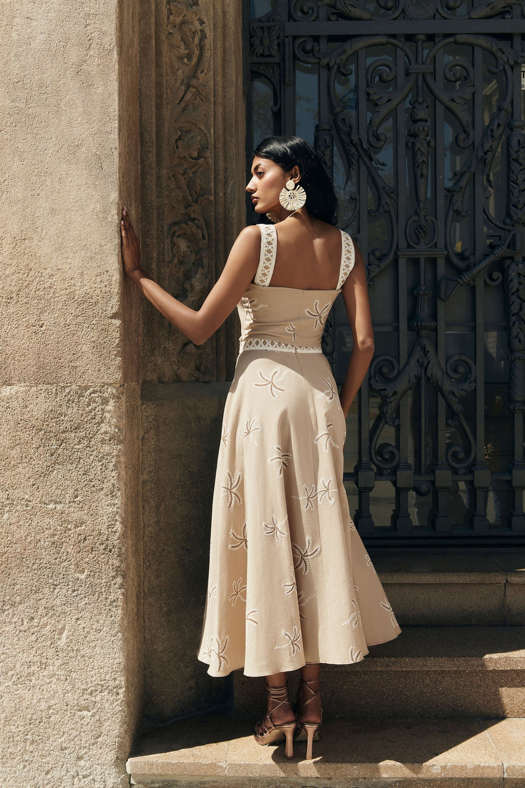 BELEN - CONJUNTO DE TOP Y FALDA