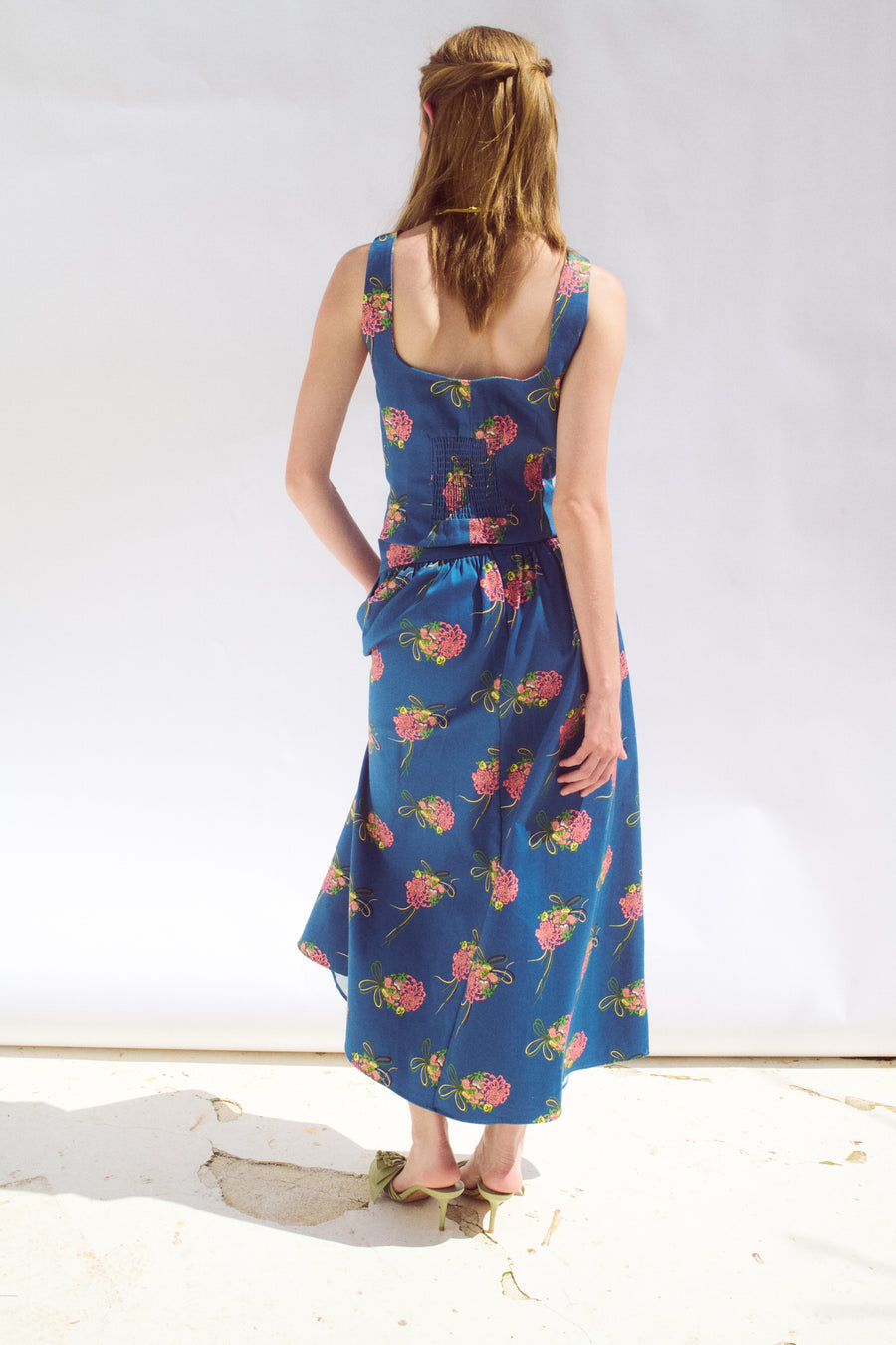 NURIA - CONJUNTO DE TOP Y FALDA