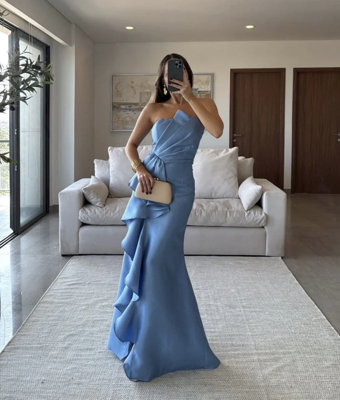 BERENICE - VESTIDO LARGO PALABRA DE HONOR