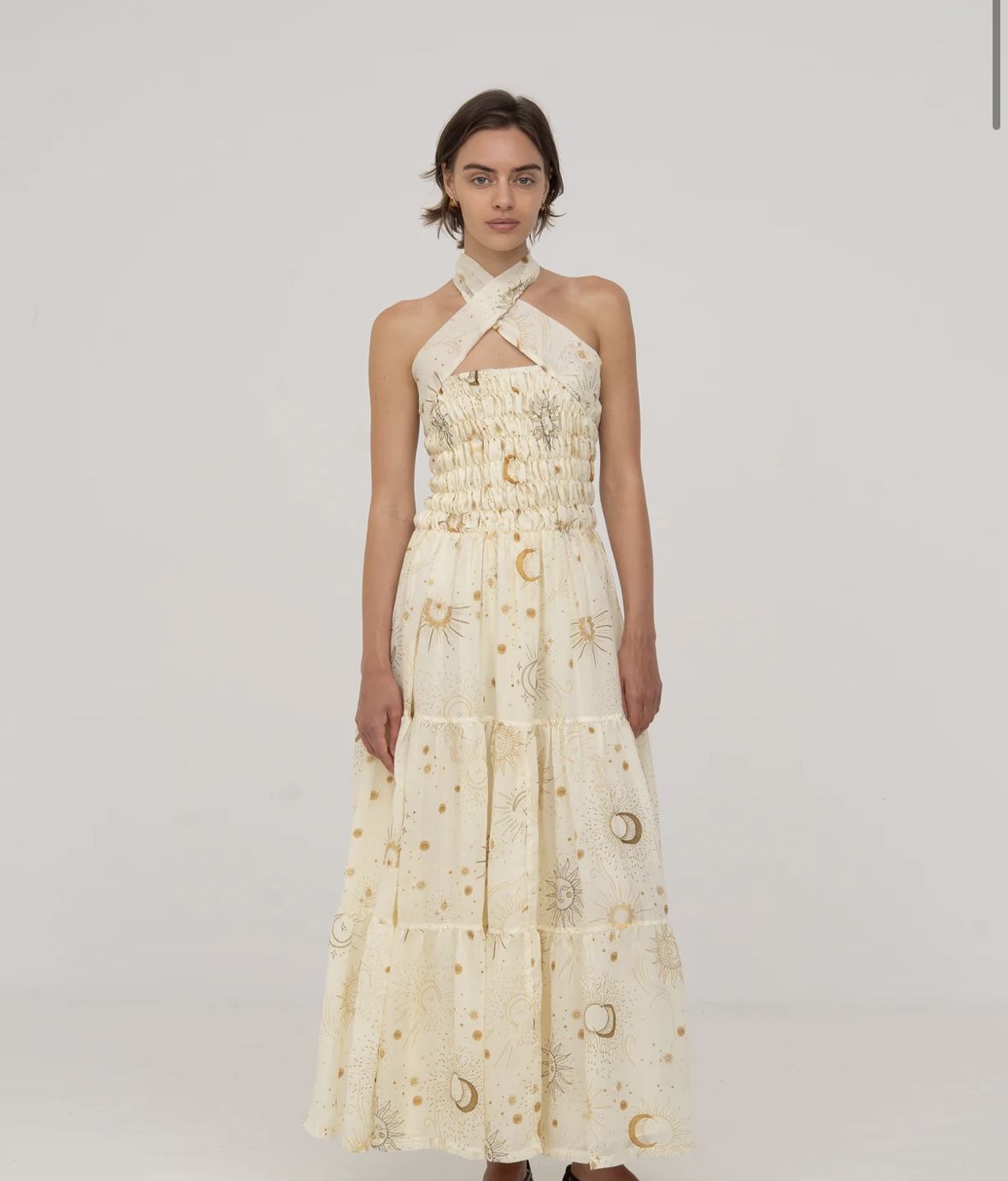 JUDITH - VESTIDO LARGO ESTAMPADO TIRANTES