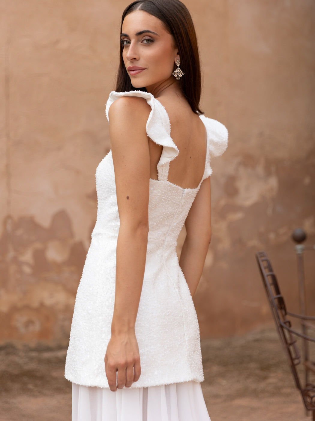 JIMENA - VESTIDO LARGO CON LAZO HOMBROS