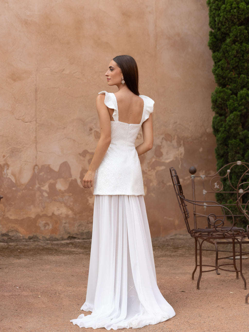 JIMENA - VESTIDO LARGO CON LAZO HOMBROS