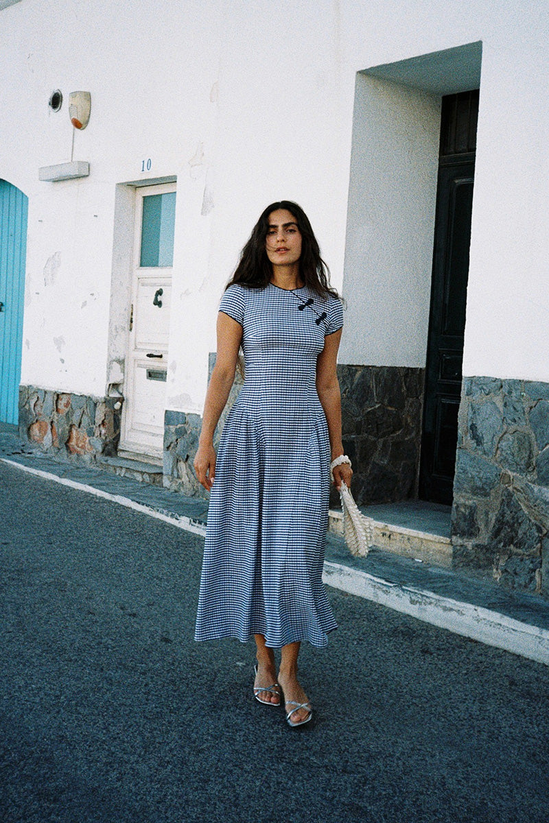 CLARA - VESTIDO MIDI ESTAMPADO