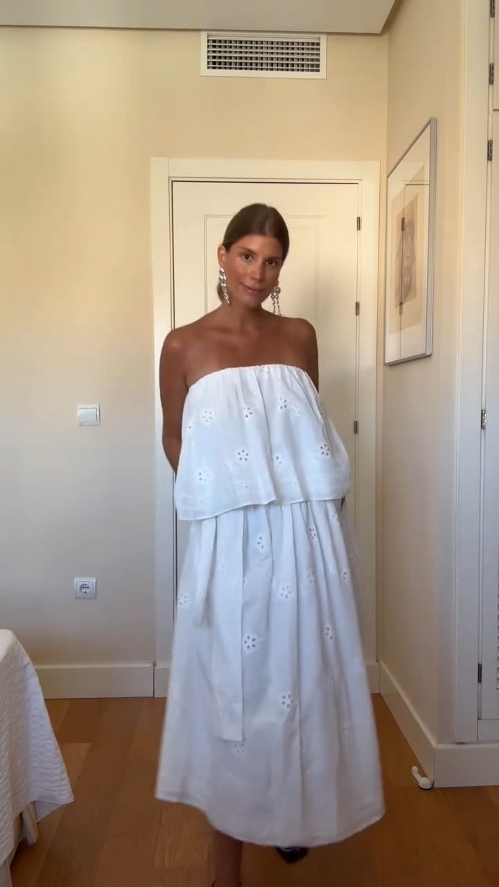 UMA - CONJUNTO TOP Y FALDA