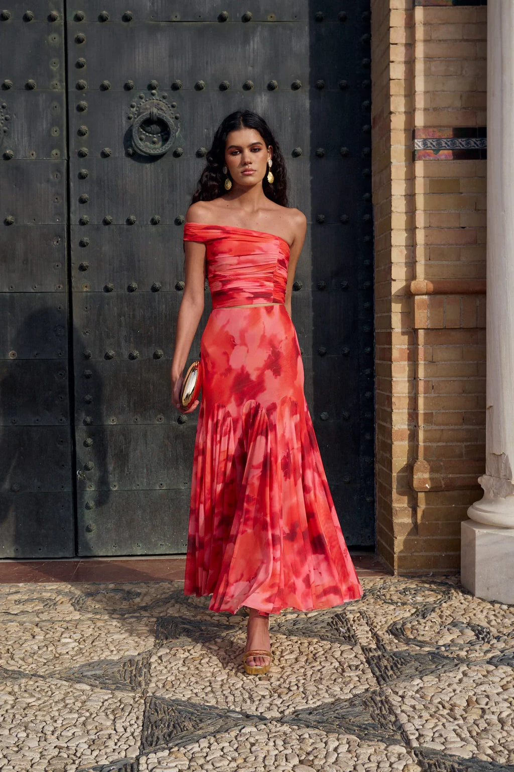 CONCHI - CONJUNTO DE TOP Y FALDA