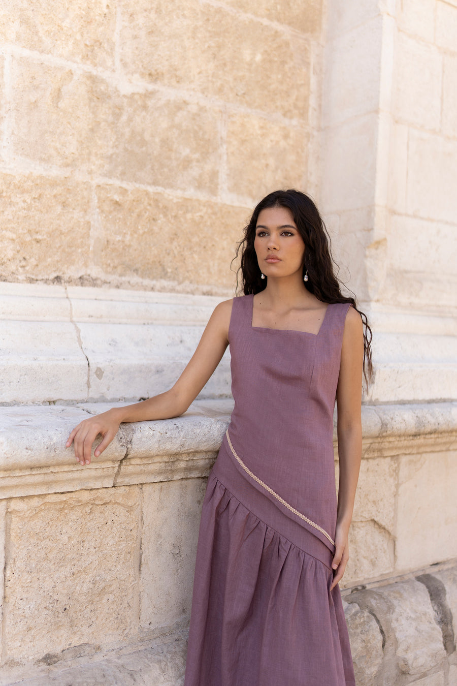 ESTELA - CONJUNTO TOP Y FALDA