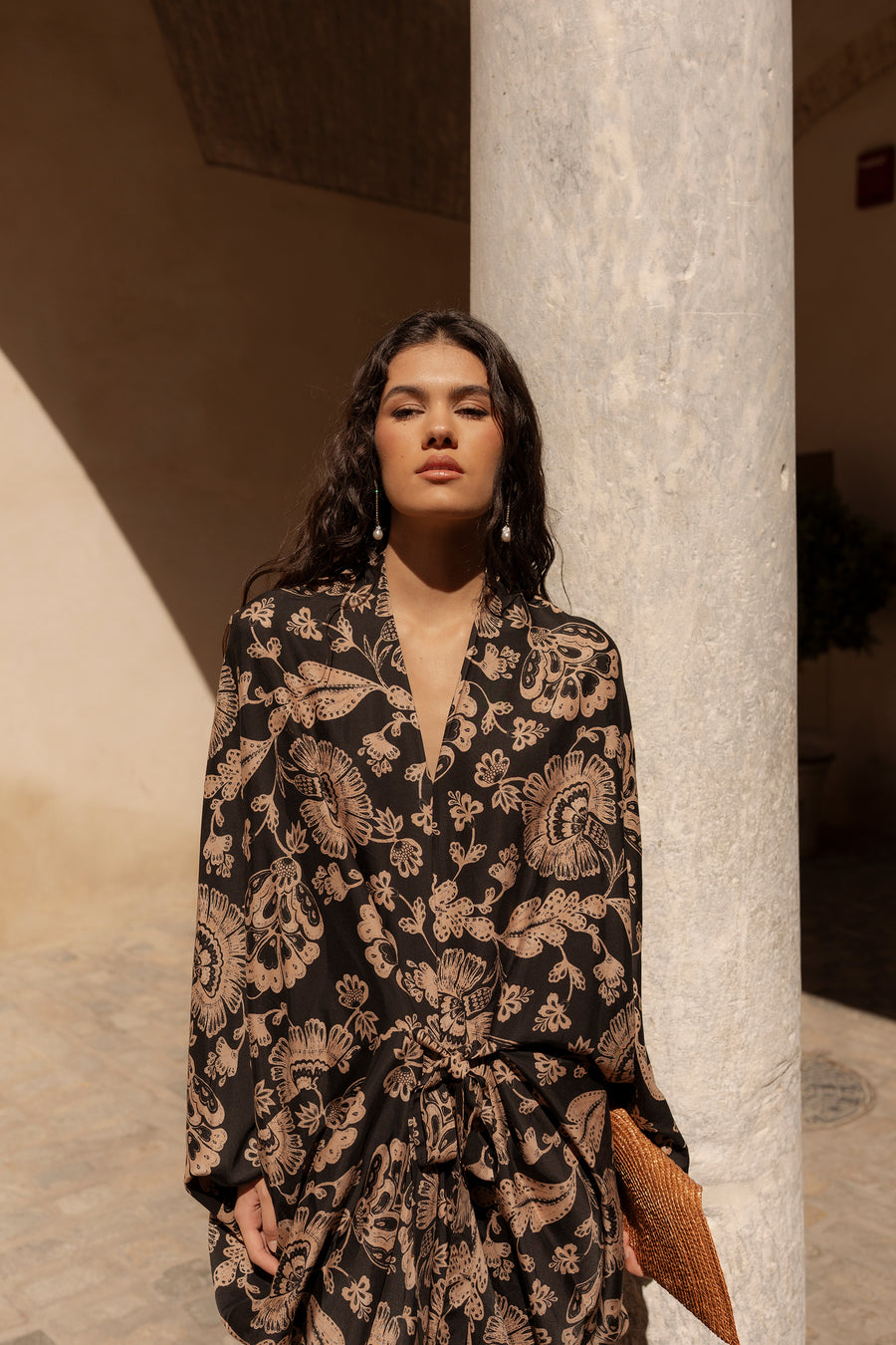 ESTHER - VESTIDO KAFTÁN ESTAMPADO