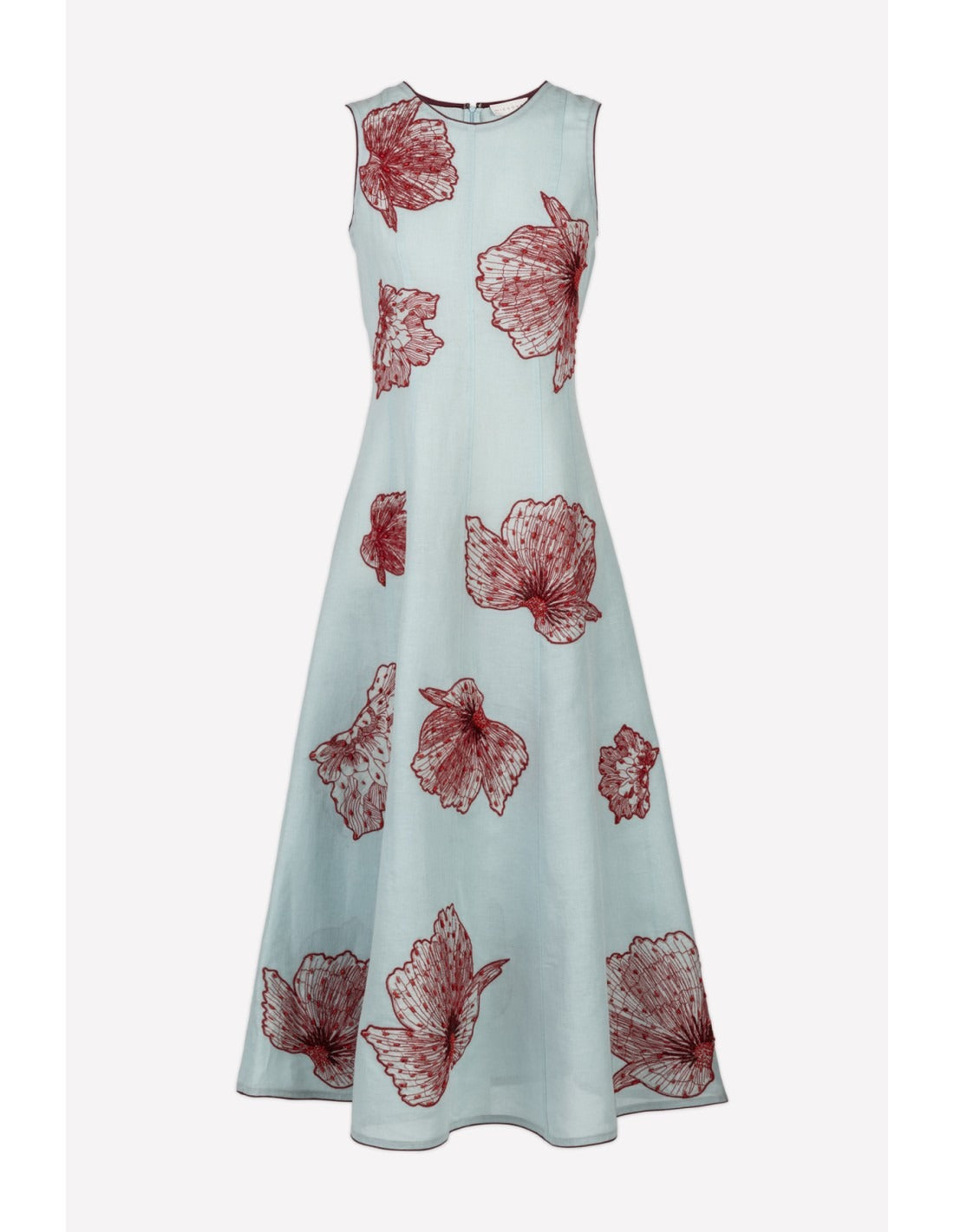 CELIA - VESTIDO LARGO CON BORDADOS