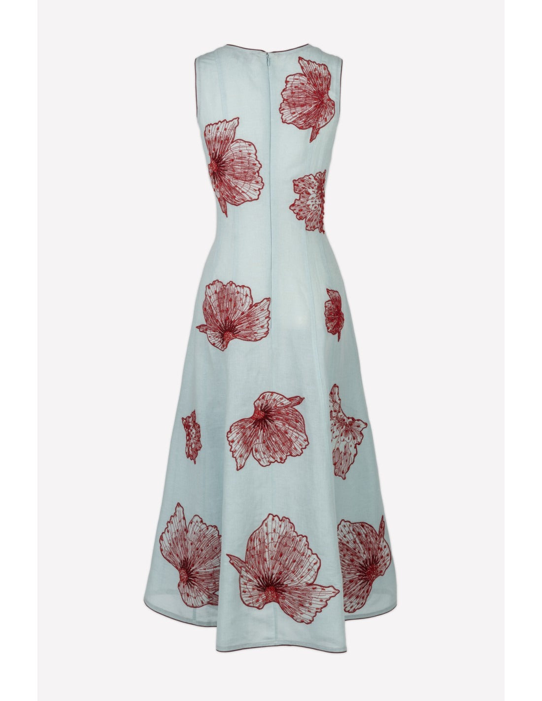 CELIA - VESTIDO LARGO CON BORDADOS