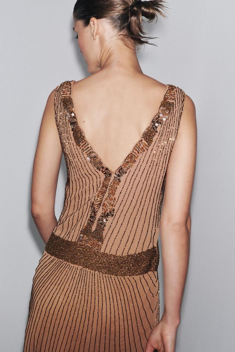 CYNTHIA - VESTIDO MIDI BORDADO